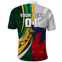South Africa and France Rugby Polo Shirt Springbok With Le XV de France 2023 World Cup - Wonder Print Shop