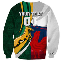 South Africa and France Rugby Sweatshirt Springbok With Le XV de France 2023 World Cup - Wonder Print Shop