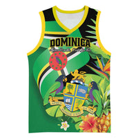 Personalized Dominica Basketball Jersey Nature Island of the Caribbean - Wonder Print Shop