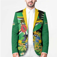 Personalized Dominica Blazer Nature Island of the Caribbean - Wonder Print Shop