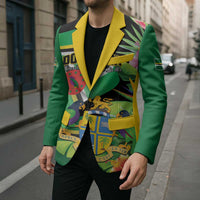 Personalized Dominica Blazer Nature Island of the Caribbean - Wonder Print Shop