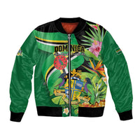 Personalized Dominica Bomber Jacket Nature Island of the Caribbean - Wonder Print Shop