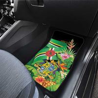 Personalized Dominica Car Mats Nature Island of the Caribbean - Wonder Print Shop