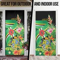 Personalized Dominica Door Cover Nature Island of the Caribbean - Wonder Print Shop