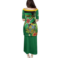 Personalized Dominica Family Matching Puletasi and Hawaiian Shirt Nature Island of the Caribbean - Wonder Print Shop