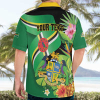 Personalized Dominica Hawaiian Shirt Nature Island of the Caribbean - Wonder Print Shop