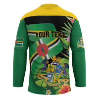 Personalized Dominica Hockey Jersey Nature Island of the Caribbean - Wonder Print Shop