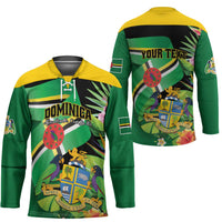 Personalized Dominica Hockey Jersey Nature Island of the Caribbean - Wonder Print Shop