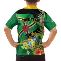 Personalized Dominica Kid Hawaiian Shirt Nature Island of the Caribbean - Wonder Print Shop