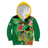 Personalized Dominica Kid Hoodie Nature Island of the Caribbean - Wonder Print Shop