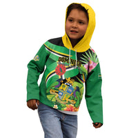 Personalized Dominica Kid Hoodie Nature Island of the Caribbean - Wonder Print Shop