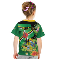 Personalized Dominica Kid T Shirt Nature Island of the Caribbean - Wonder Print Shop