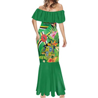 Personalized Dominica Mermaid Dress Nature Island of the Caribbean - Wonder Print Shop