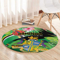 Dominica Round Carpet Nature Island of the Caribbean - Wonder Print Shop