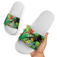 Dominica Slide Sandals Nature Island of the Caribbean - Wonder Print Shop