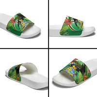 Dominica Slide Sandals Nature Island of the Caribbean - Wonder Print Shop