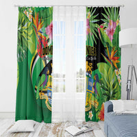 Dominica Window Curtain Nature Island of the Caribbean - Wonder Print Shop
