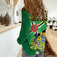 Personalized Dominica Women Casual Shirt Nature Island of the Caribbean - Wonder Print Shop