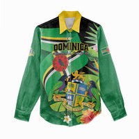 Personalized Dominica Women Casual Shirt Nature Island of the Caribbean - Wonder Print Shop