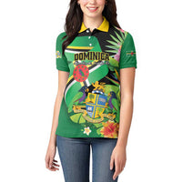 Personalized Dominica Women Polo Shirt Nature Island of the Caribbean - Wonder Print Shop