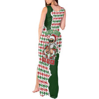 Funny Santa Claus Says Six Seven Tank Maxi Dress Christmas Houndstooth Pattern - Wonder Print Shop