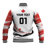 Custom Canada Hockey Baseball Jacket Canada Owns Hockey - Wonder Print Shop
