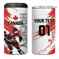 Custom Canada Hockey 4 in 1 Can Cooler Tumbler Canada Owns Hockey - Wonder Print Shop