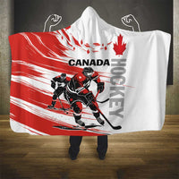 Canada Hockey Hooded Blanket Canada Owns Hockey