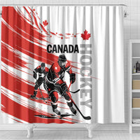 Canada Hockey Shower Curtain Canada Owns Hockey
