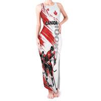 Custom Canada Hockey Tank Maxi Dress Canada Owns Hockey - Wonder Print Shop