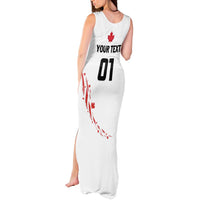 Custom Canada Hockey Tank Maxi Dress Canada Owns Hockey - Wonder Print Shop
