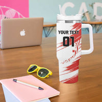 Custom Canada Hockey Tumbler With Handle Canada Owns Hockey - Wonder Print Shop