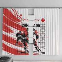 Canada Hockey Window Curtain Canada Owns Hockey - Wonder Print Shop
