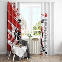 Canada Hockey Window Curtain Canada Owns Hockey - Wonder Print Shop