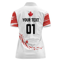 Custom Canada Hockey Women Polo Shirt Canada Owns Hockey - Wonder Print Shop