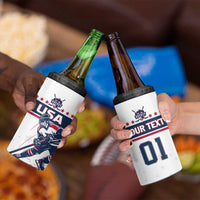 Custom USA Hockey 4 in 1 Can Cooler Tumbler Team USA Champions - Wonder Print Shop