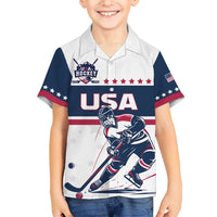 Custom USA Hockey Hawaiian Shirt Team USA Champions - Wonder Print Shop