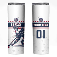 Custom USA Hockey Skinny Tumbler Team USA Champions - Wonder Print Shop