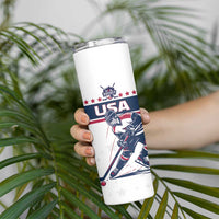 Custom USA Hockey Skinny Tumbler Team USA Champions - Wonder Print Shop