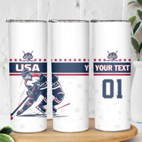 Custom USA Hockey Skinny Tumbler Team USA Champions - Wonder Print Shop