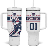 Custom USA Hockey Tumbler With Handle Team USA Champions - Wonder Print Shop