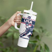 Custom USA Hockey Tumbler With Handle Team USA Champions - Wonder Print Shop