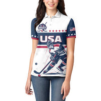 Custom USA Hockey Women Polo Shirt Team USA Champions - Wonder Print Shop
