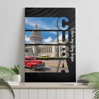 Cuba El Capitolio Canvas Wall Art Where My Story Begin - Wonder Print Shop