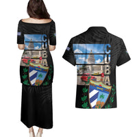 Cuba El Capitolio Couples Matching Puletasi and Hawaiian Shirt Where My Story Begin - Wonder Print Shop