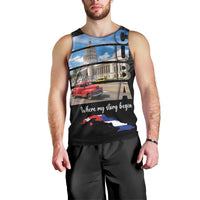 Cuba El Capitolio Men Tank Top Where My Story Begin - Wonder Print Shop