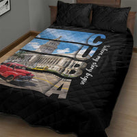 Cuba El Capitolio Quilt Bed Set Where My Story Begin - Wonder Print Shop