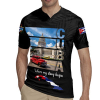 Cuba El Capitolio Rugby Jersey Where My Story Begin - Wonder Print Shop