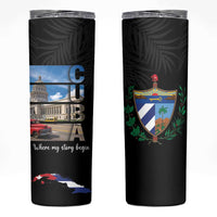 Cuba El Capitolio Skinny Tumbler Where My Story Begin - Wonder Print Shop