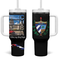 Cuba El Capitolio Tumbler With Handle Where My Story Begin - Wonder Print Shop